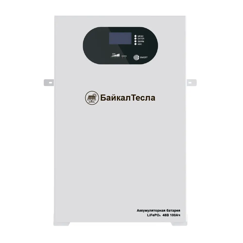 Аккумулятор БайкалТесла 100 Ач | 51.2 В литий-железо-фосфатный